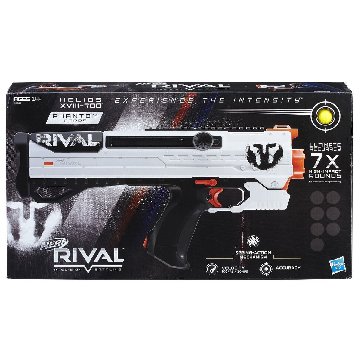 New Nerf Rival Phantom Corps Helios XVIII-700 Blaster with 7 Rival