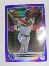 2022 Chrome Update Base Purple #USC49 Jesus Sanchez Miami Marlins BASEBALL CARD
