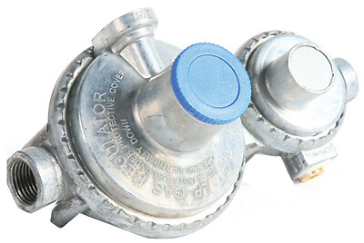 Suburban LP-R524HP 2-Stage Horizontal Propane Regulator, POL Inlet x 3