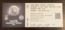 2022 Erling Haaland Manchester City Official Debut Nunez LFC Debut Ticket NM-MT