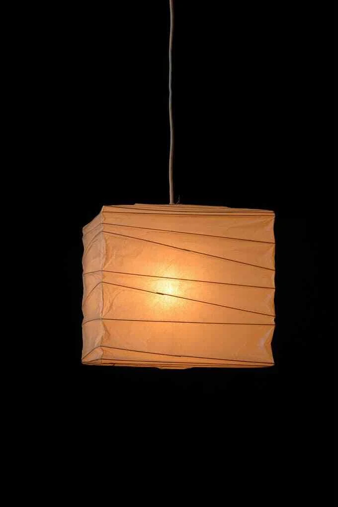 Isamu Noguchi Akari 45X Pendant Lamp shade replacement shade Only Washi Japanese