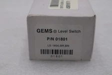NEW OPEN BOX GEMS SENSORS 01801 LEVEL SWITCH STOCK G796A