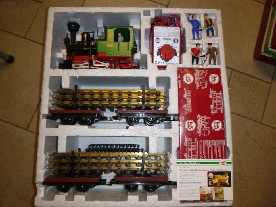 LGB - Spur G /71968 Jubbiläumsset 30 Jahre LGB 1998 - gebr. mit OVP(art.B)