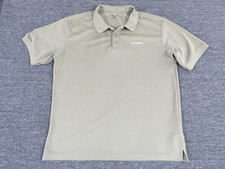 Columbia UPF Polo Shirt Mens XL Green Short Sleeve Collared Casual