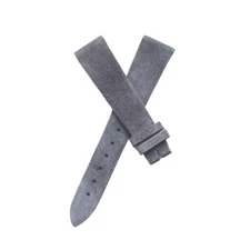 19mm Gray Suede leather Watch Strap for Rolex / Patek Philippe / Cartier