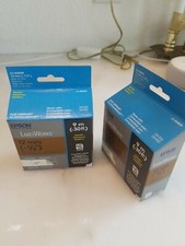 Epson LabelWorks LC-4KBM9 Label Tape Black/Gold Foil 12MM 1/2" - 2 Pak