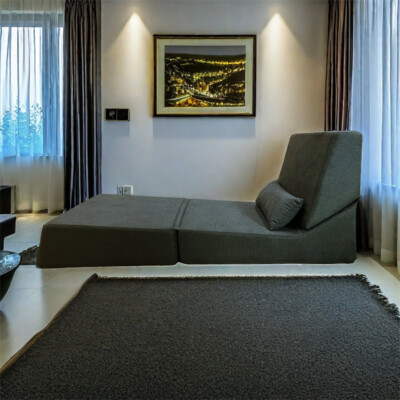 Three-in-One Sofa Bed Chair Folding Sofa Bed Adjustable Back Sofa Recliner 