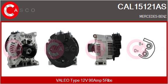 Casco Lichtmaschine Generator 90A 12V FüR Mercedes-Benz A-Klasse 1.6-image