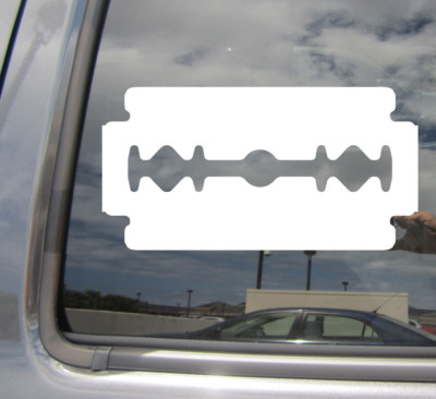 Razor Blade - Razer Shave Car Laptop Bumper Window Vinyl Decal Sticker 10253