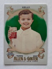 2021 Topps Allen & Ginter Chrome Green Refractor /99 Leo Kelly #236