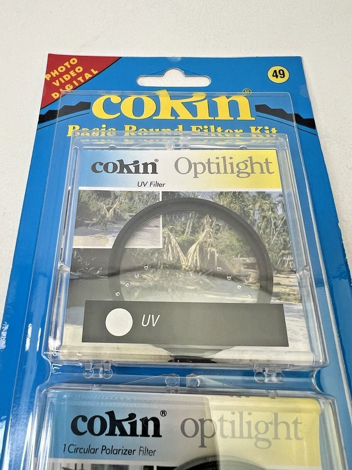 Cokin Optilight Basic Round Filter Kit 49mm UV & Circular Polarizer E904A - Image 2 of 4