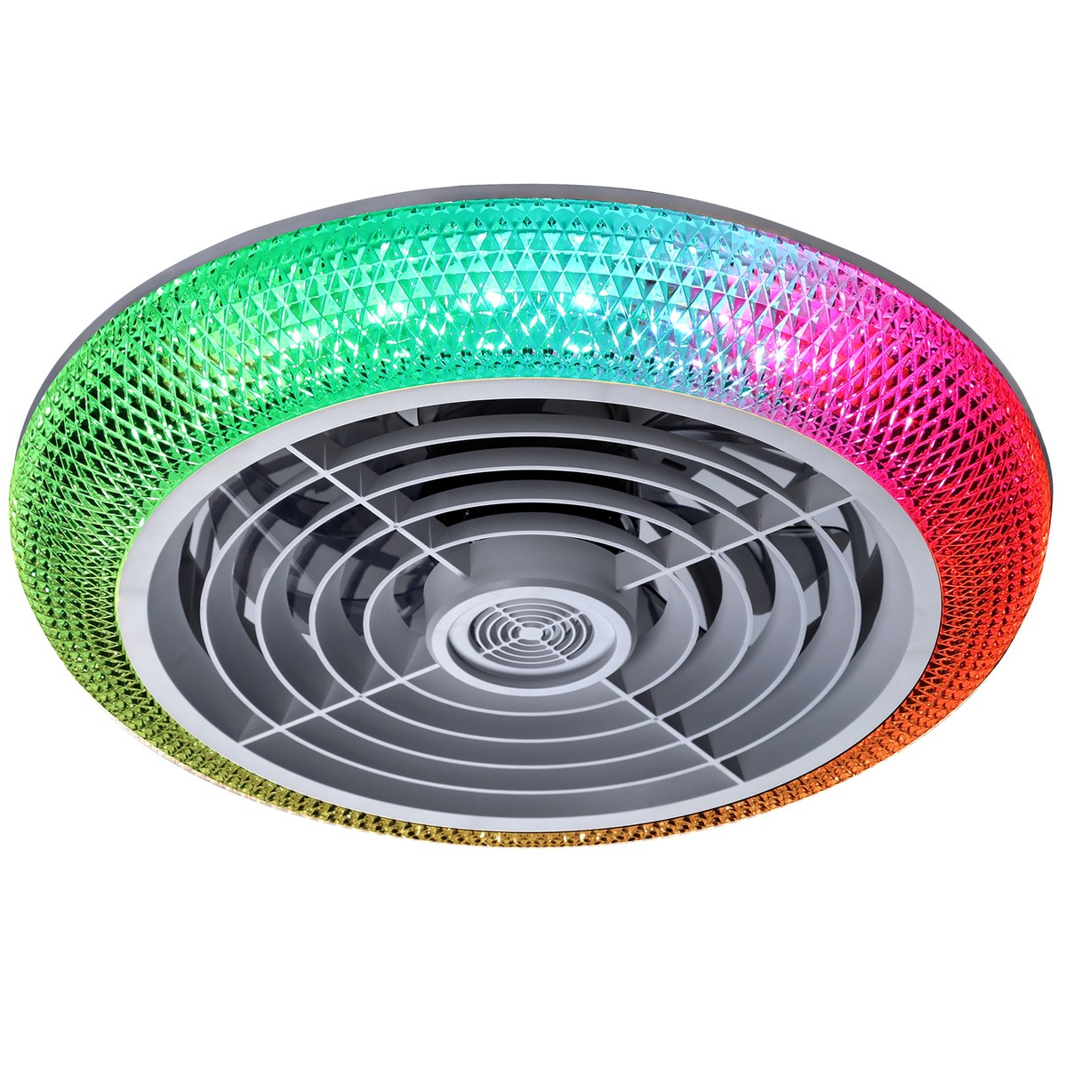 RGB LED Smart Ceiling Fan with Light Siri Alexa Google Assistant