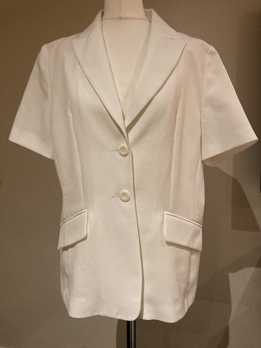 bon marche 14 Cream Short Sleeve Jacket 