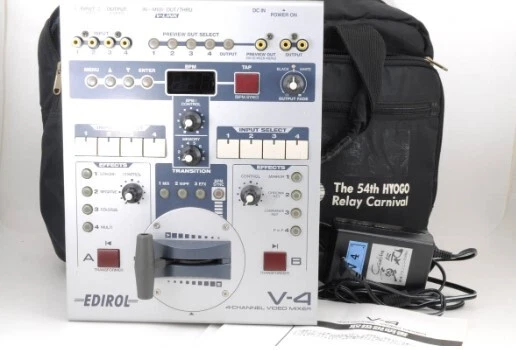 Roland EDIROL V-4 4-Channel Video Mixer Working Japan tt480
