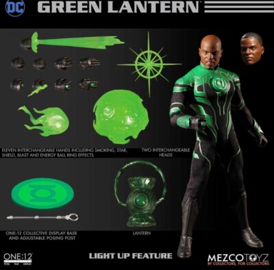 mezcoone:12collectiveグリーン・ランタンジョン・スチュワート MEZCO ONE:12 Green Lantern John Stewart Action Figure | eBay