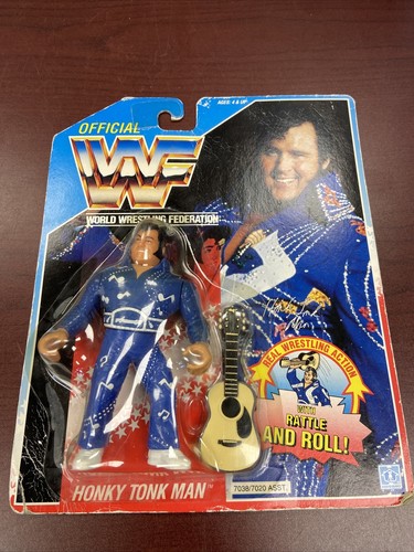 WWF Hasbro HONKY TONK MAN Series 2 Figure NEW Blue...