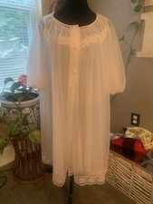 VTG Pink Chiffon  Lace 2pc Babydoll Nightgown Peignoir Robe Set SZ Small 10-12