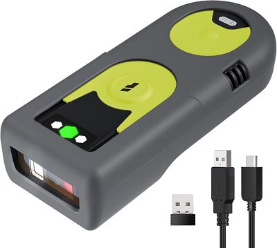 Inateck Bluetooth Scanner 2D Barcode 2.4Ghz USB Adapter, Screen... 