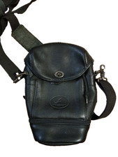 V Reporter France Camera Bag Saddle black leather 100 