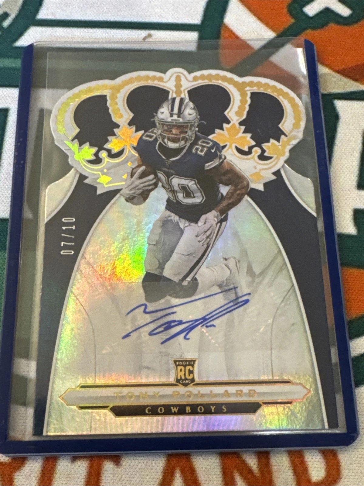 Tony Pollard Panini Chronicles Crown Royale #CR6 Gold