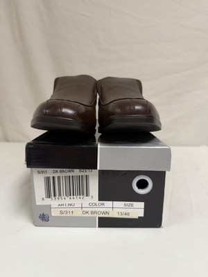 NEW IN BOX Franco Vanucci Men s Brown Leather Dress Shoes Size 13/46