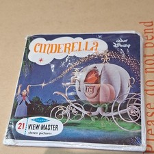1970's Cinderella Disney VIEWMASTER 3 Reels Booklet etc View Master B-318-E