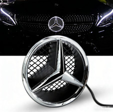 For Mercedes Benz C250 Glk350 B180 W204grill Front Star Led Light Badge Emblem