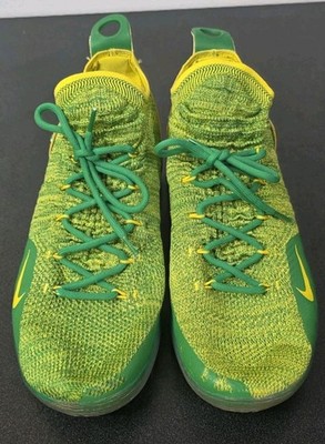 Nike KD11 Oregon Ducks PE Green & Yellow Size 14 Basketball Sneakers EUC Nike KD11 Oregon Ducks PE Green & Yellow Size 14 Basketball  main image 2