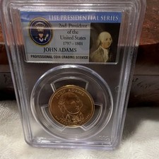 2007-D Denver $1 John Adams Presidential Dollar PCGS MS66 First Day Issue Pos A