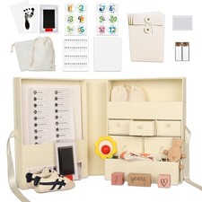 Memory Box for Kids,Baby Keepsake Box, Large Memory Box with Lids 8 Additional I