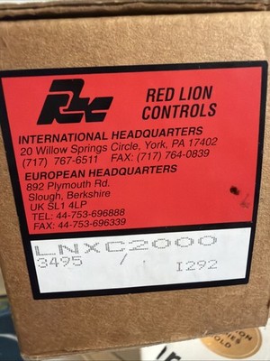 Red Lion Controls LNXC2000 PLC Counter Module, Model LNXC2000, MPN LNXC2000