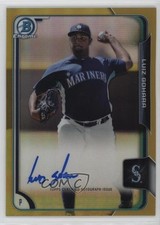 2015 Bowman Chrome Prospects Gold Refractor 16/50 Luiz Gohara #BCAP-LG Auto 7sd