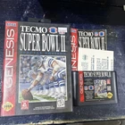 Tecmo Super Bowl II 2: Special Edition (Sega Genesis, 1994) Complete CIB Tested