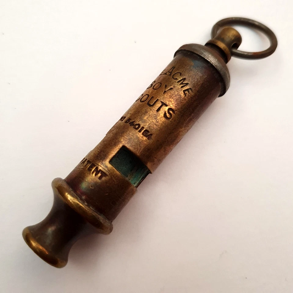 Brass Original Vintage 1920’s Acme Boy Scouts General Service Whistle. scarce - Image 2 of 4