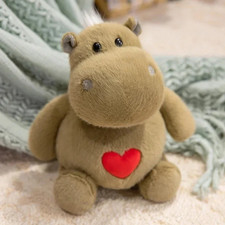 Juguete de peluche hipopótamo hipopótamo 10" animal de peluche niño muñeca regalo para niños