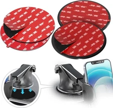 Dashboard Adhesive Sticky Pad Set for Car Mount Made with 3M VHB 3.15" 80mm