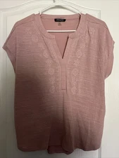 Cable & Gauge Womens Blouse L Folk-Aesthetic Comfortable Polyester