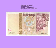 PORTUGAL  500 ESCUDOS  1997  Unc. P187b(5) 7895##
