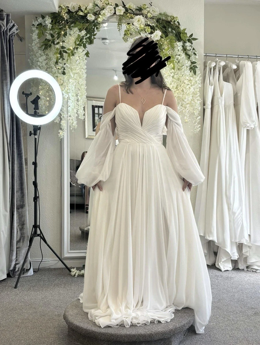 Beach Chiffon Wedding Dresses for sale | eBay UK
