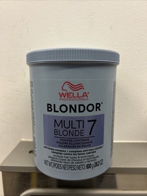 Wella Blondor Multi 7 Blonde Dust Free Powder Lightener 800g | 28.2oz anti-brass