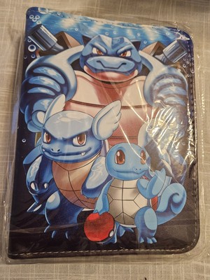 Pokemon Card Binder With 50 Sleeves  Zip Closure Wrist Band For Easy Carry NEW