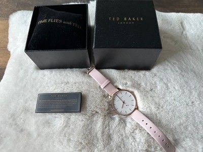 Original Ted Baker London Uhr Armbanduhr Rosa TE50310003 mit Box