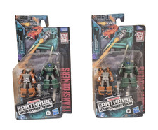 2 Packs TRANSFORMERS Earthrise War For Cybertron Bombshock & Growl Takara Hasbro