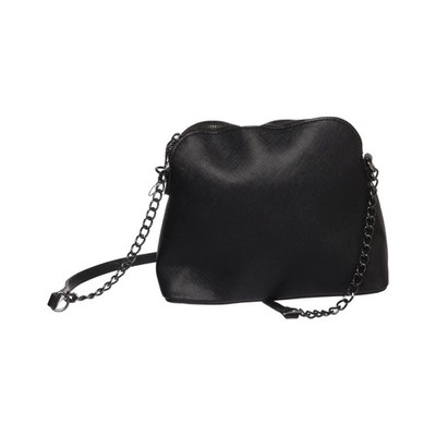 Cox, Umhängetasche, Damen, Schwarz, Einfarbig, 22, 8, 18 cm #ACM