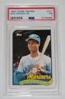 1989 Topps Traded Card #41T KEN GRIFFEY JR. ROOKIE RC Graded PSA 7 NM