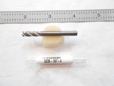 NEW MICRO 100 USA 3/16" DIA. x 5/8" LOC x 2" OAL 4FL. CC CARBIDE SQUARE END MILL