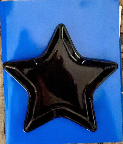 Fiesta Ware Homer Laughlin Star Plate Fiesta Retired Snack Food  Plate