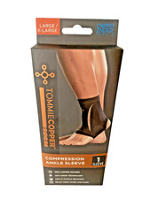 Tommie Copper Ankle Compression Sleeve Joint Ankle Pain Relief L / XL