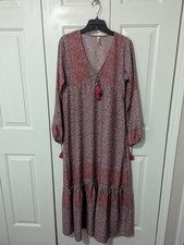 Raga Anthropologie Ditsy Floral Maxi Dress Small Boho