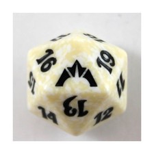 WotC MTG Spindown d20 Life Counters Gatecrash - Ivory w/Black (Orzhov) NM